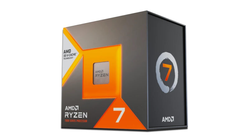 AMD Ryzen 7 7800X3D processore 4,2 GHz 96 MB L3 Scatola immagine principale AMD Ryzen 7 7800X3D processore 4,2 GHz 96 MB L3 Scatola