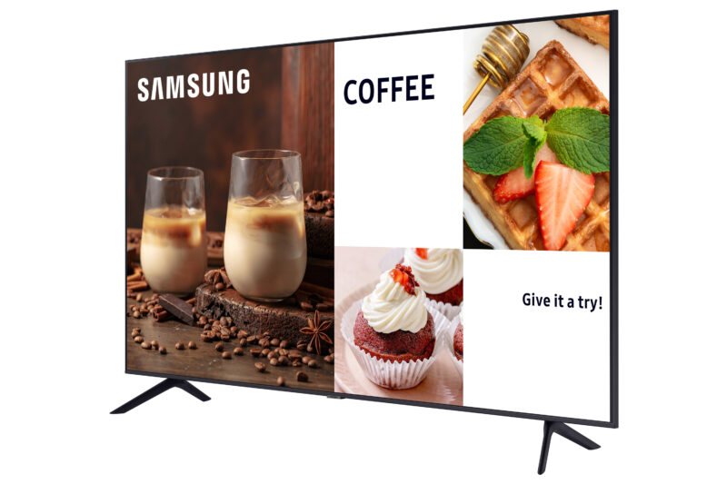 Samsung BE65C-H Pannello piatto per segnaletica digitale 165,1 cm (65") LED Wi-Fi 4K Ultra HD Nero Processore integrato Tizen