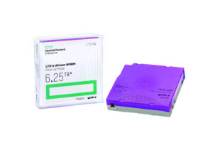 HPE LTO-6 Ultrium 6.25TB BaFe WORM Data Cartridge immagine principale HPE LTO-6 Ultrium 6.25TB BaFe WORM Data Cartridge