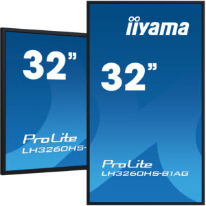 iiyama LH3260HS-B1AG visualizzatore di messaggi Pannello A digitale 80 cm (31.5") LED Wi-Fi 500 cd/m² Full HD Nero Processore integrato Android 11 24/7