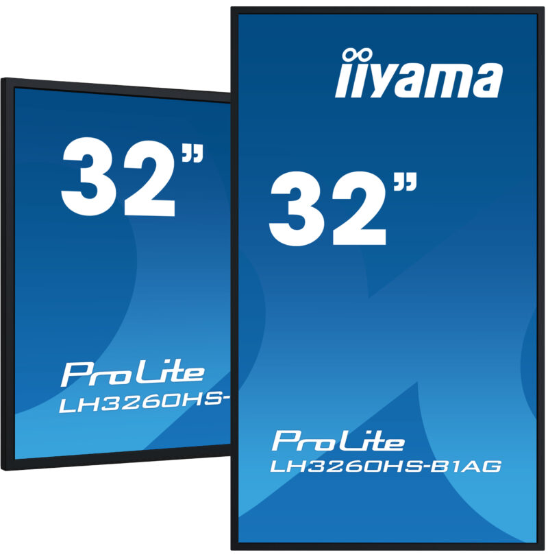 iiyama LH3260HS-B1AG visualizzatore di messaggi Pannello A digitale 80 cm (31.5") LED Wi-Fi 500 cd/m² Full HD Nero Processore integrato Android 11 24/7