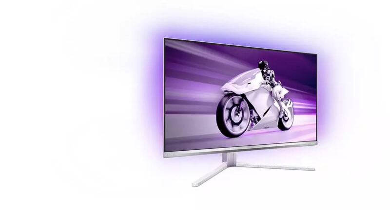 Philips Evnia 8000 27M2N8500/00 Monitor PC 67,3 cm (26.5") 2560 x 1440 Pixel Quad HD QD-OLED Bianco