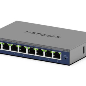 NETGEAR GS108Ev4 Non gestito L2/L3 Gigabit Ethernet (10/100/1000) Grigio