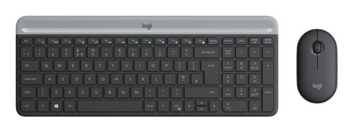 Logitech 920-009190 tastiera Mouse incluso Universale RF Wireless AZERTY Francese Grafite