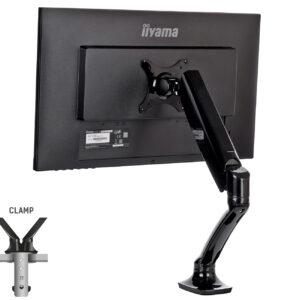 iiyama DS3001C-B1 Supporti a parete per TV 68,6 cm (27") Scrivania Nero