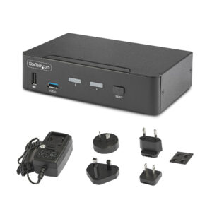 StarTech.com KVM Switch DisplayPort a 2 porte, Display singolo 8K 60Hz / 4K 144Hz, DP 1.4, 2 porte USB 3.0, 4 porte USB 2.0 HID, Commutazione con hot keys, Conforme a TAA - Indipendente dal SO, Case in metallo immagine gallery 5 StarTech.com KVM Switch DisplayPort a 2 porte, Display singolo 8K 60Hz / 4K 144Hz, DP 1.4, 2 porte USB 3.0, 4 porte USB 2.0 HID, Commutazione con hot keys, Conforme a TAA - Indipendente dal SO, Case in metallo