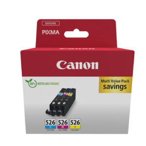 Canon 4541B018 cartuccia d'inchiostro 3 pz Originale Ciano, Magenta, Giallo
