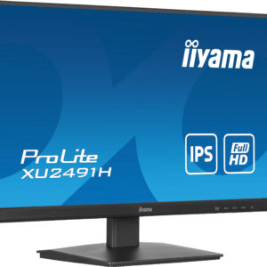 iiyama ProLite XU2491H-B1 Monitor PC 60,5 cm (23.8") 1920 x 1080 Pixel Full HD LED Nero immagine gallery 3 iiyama ProLite XU2491H-B1 Monitor PC 60,5 cm (23.8") 1920 x 1080 Pixel Full HD LED Nero
