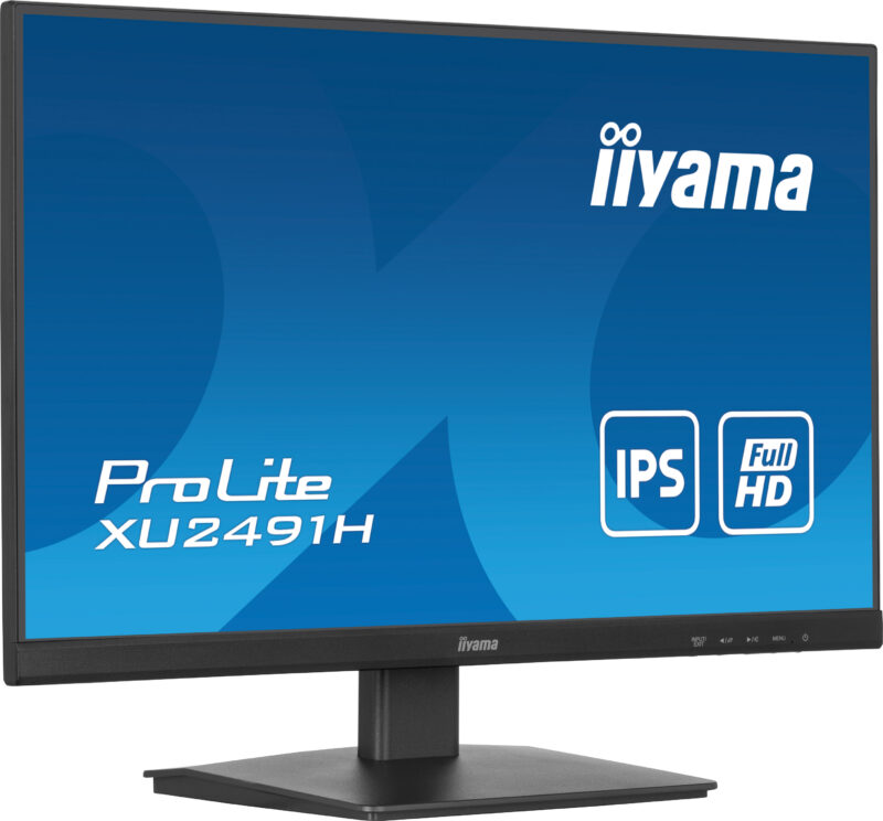 iiyama ProLite XU2491H-B1 Monitor PC 60,5 cm (23.8") 1920 x 1080 Pixel Full HD LED Nero immagine gallery 3 iiyama ProLite XU2491H-B1 Monitor PC 60,5 cm (23.8") 1920 x 1080 Pixel Full HD LED Nero