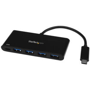 StarTech.com HB30C4AFPD hub di interfaccia USB 3.2 Gen 1 (3.1 Gen 1) Type-C 5000 Mbit/s Nero immagine principale StarTech.com HB30C4AFPD hub di interfaccia USB 3.2 Gen 1 (3.1 Gen 1) Type-C 5000 Mbit/s Nero
