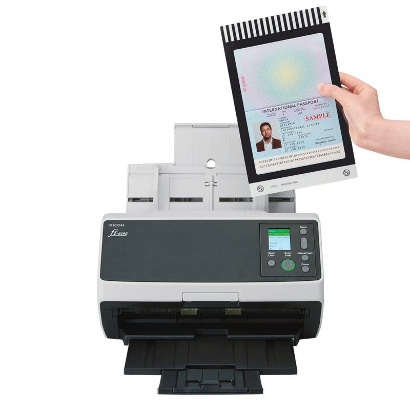 Ricoh fi-8190 ADF + scanner ad alimentazione manuale 600 x 600 DPI A4 Nero, Grigio