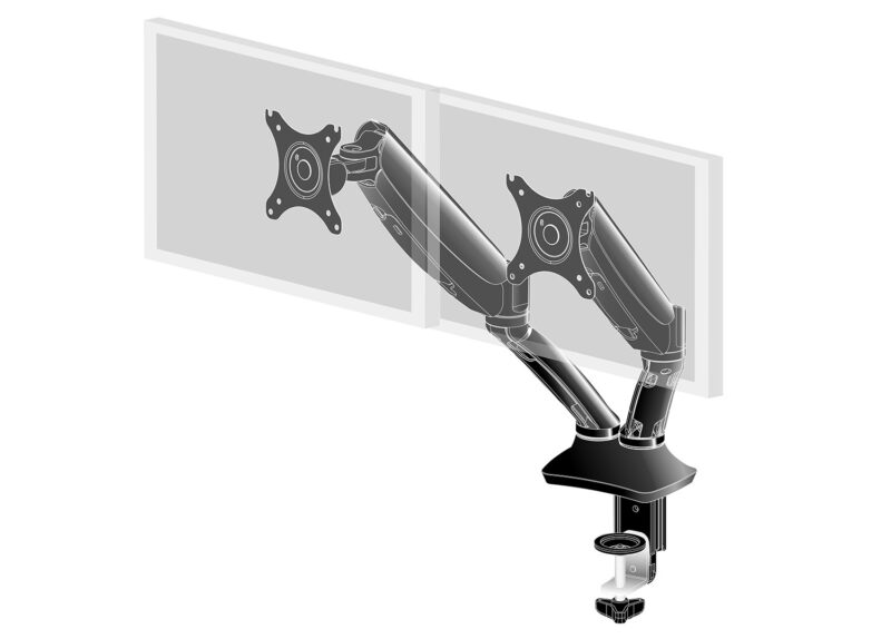 iiyama DS3002C-B1 Supporti a parete per TV 68,6 cm (27") Scrivania Nero immagine gallery 2 iiyama DS3002C-B1 Supporti a parete per TV 68,6 cm (27") Scrivania Nero
