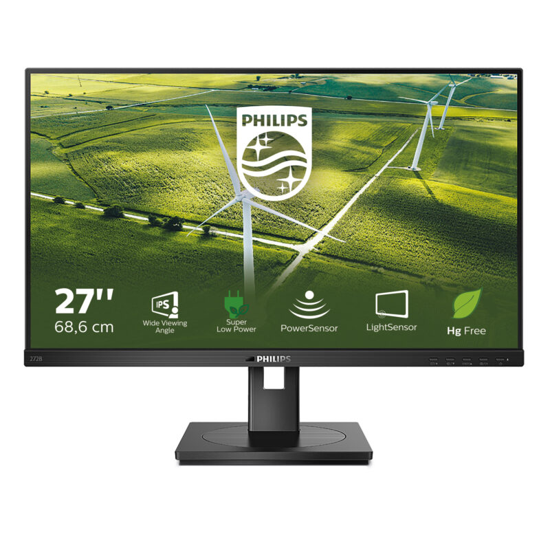 Philips B Line 272B1G/00 LED display 68,6 cm (27") 1920 x 1080 Pixel Full HD Nero immagine principale Philips B Line 272B1G/00 LED display 68,6 cm (27") 1920 x 1080 Pixel Full HD Nero