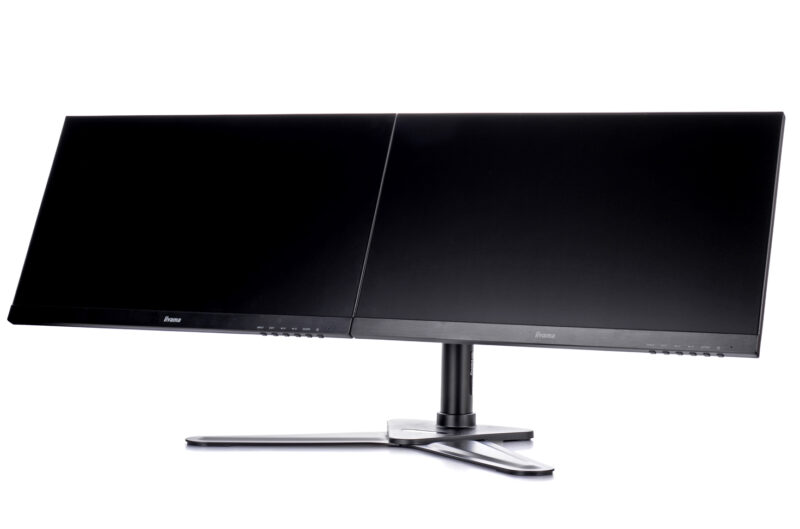 iiyama DS1002D-B1 Supporti a parete per TV 76,2 cm (30") Scrivania Nero