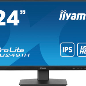 iiyama ProLite XU2491H-B1 Monitor PC 60,5 cm (23.8") 1920 x 1080 Pixel Full HD LED Nero immagine gallery 2 iiyama ProLite XU2491H-B1 Monitor PC 60,5 cm (23.8") 1920 x 1080 Pixel Full HD LED Nero