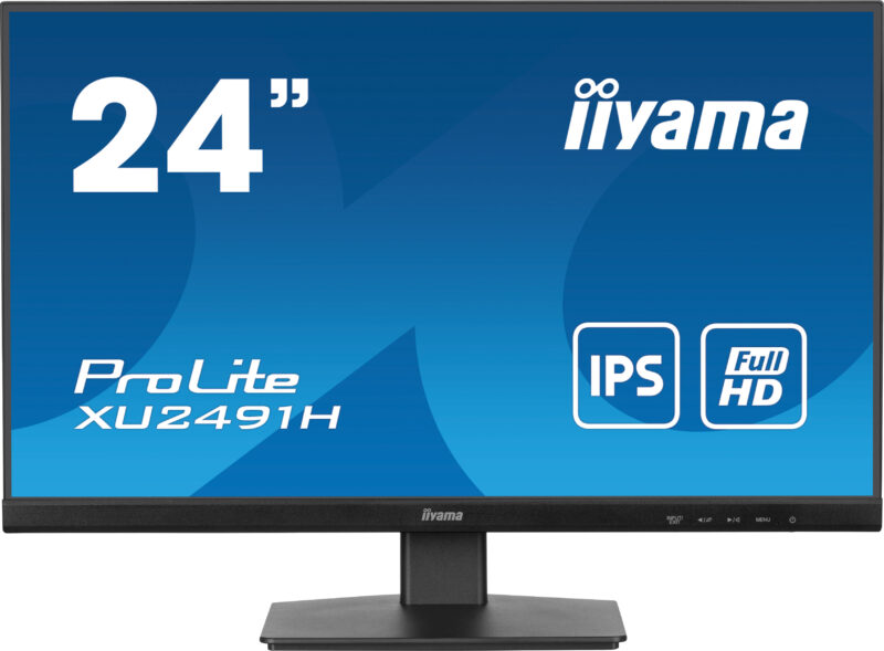 iiyama ProLite XU2491H-B1 Monitor PC 60,5 cm (23.8") 1920 x 1080 Pixel Full HD LED Nero immagine gallery 2 iiyama ProLite XU2491H-B1 Monitor PC 60,5 cm (23.8") 1920 x 1080 Pixel Full HD LED Nero