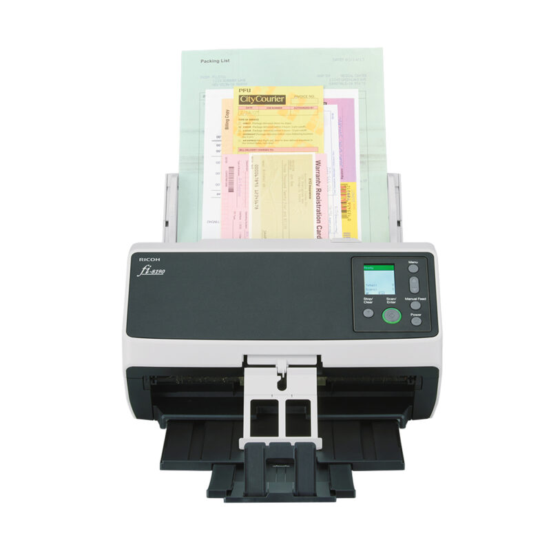 Ricoh fi-8190 ADF + scanner ad alimentazione manuale 600 x 600 DPI A4 Nero, Grigio