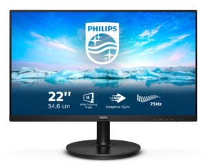 Philips V Line 222V8LA/00 Monitor PC 54,6 cm (21.5") 1920 x 1080 Pixel Full HD LCD Nero immagine principale Philips V Line 222V8LA/00 Monitor PC 54,6 cm (21.5") 1920 x 1080 Pixel Full HD LCD Nero