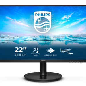 Philips V Line 222V8LA/00 Monitor PC 54,6 cm (21.5") 1920 x 1080 Pixel Full HD LCD Nero