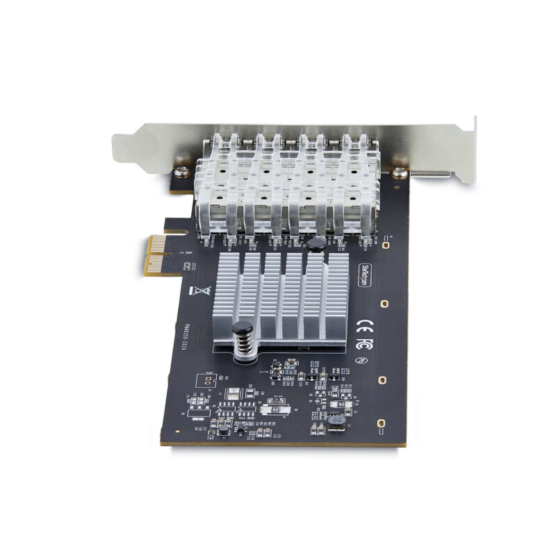 StarTech.com Scheda di rete SFP GbE a 4 porte, PCIe 2.0 x2 (compatibile x4, x8, x16), Controller Intel I350-AM4 4x 1GbE, 1000BASE rame/fibra ottica, NIC Gigabit Ethernet per desktop/server - Windows e Linux immagine gallery 4 StarTech.com Scheda di rete SFP GbE a 4 porte, PCIe 2.0 x2 (compatibile x4, x8, x16), Controller Intel I350-AM4 4x 1GbE, 1000BASE rame/fibra ottica, NIC Gigabit Ethernet per desktop/server - Windows e Linux