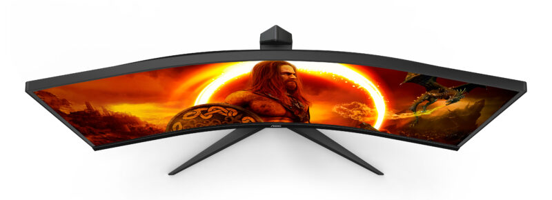 AOC G2 CU34G2XP Monitor PC 86,4 cm (34") 3440 x 1440 Pixel UltraWide Quad HD LED Nero, Rosso
