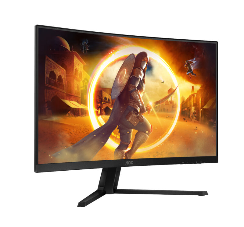 AOC G4 CQ32G4VE Monitor PC 80 cm (31.5") 2560 x 1440 Pixel Quad HD LCD Nero, Grigio