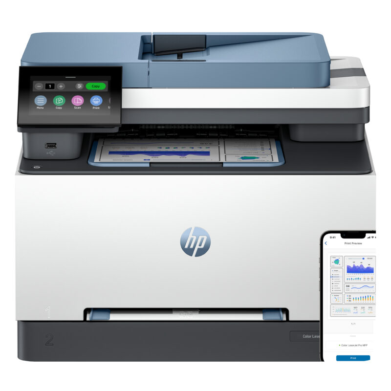 HP Color LaserJet Pro LaserJet Pro 3302fdw Wireless Multifunction Colore Stampante, Fotocopiatrice, scanner; Fronte/retro