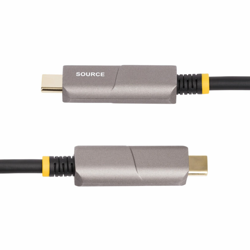 StarTech.com Cavo ottico attivo (AOC) da USB-C a HDMI 2.0 da 15,2 m, 4K 60 Hz, con classificazione CL3, cavo adattatore da USB Type-C a HDMI Unidirezionale immagine gallery 4 StarTech.com Cavo ottico attivo (AOC) da USB-C a HDMI 2.0 da 15,2 m, 4K 60 Hz, con classificazione CL3, cavo adattatore da USB Type-C a HDMI Unidirezionale
