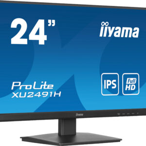 iiyama ProLite XU2491H-B1 Monitor PC 60,5 cm (23.8") 1920 x 1080 Pixel Full HD LED Nero immagine principale iiyama ProLite XU2491H-B1 Monitor PC 60,5 cm (23.8") 1920 x 1080 Pixel Full HD LED Nero