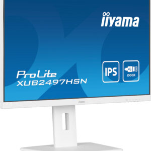 iiyama ProLite XUB2497HSN-W2 Monitor PC 60,5 cm (23.8") 1920 x 1080 Pixel Full HD LED Bianco immagine gallery 5 iiyama ProLite XUB2497HSN-W2 Monitor PC 60,5 cm (23.8") 1920 x 1080 Pixel Full HD LED Bianco