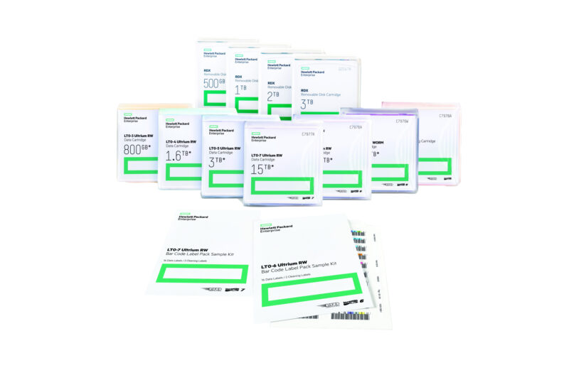 HPE LTO-4 Ultrium Read/Write Bar Code Label Pack