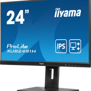 iiyama ProLite XUB2491H-B1 Monitor PC 60,5 cm (23.8") 1920 x 1080 Pixel Full HD LED Nero