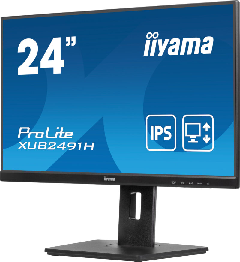iiyama ProLite XUB2491H-B1 Monitor PC 60,5 cm (23.8") 1920 x 1080 Pixel Full HD LED Nero