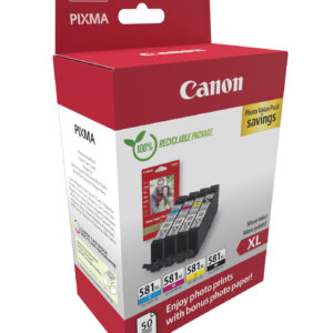 Canon 2052C006 cartuccia d'inchiostro 4 pz Originale Resa elevata (XL) Nero, Ciano, Magenta, Giallo