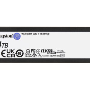 Kingston Technology 4000G RENEGADE PCIe 4.0 NVMe SSD W/ Dissipatore di calore immagine gallery 2 Kingston Technology 4000G RENEGADE PCIe 4.0 NVMe SSD W/ Dissipatore di calore