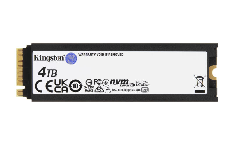 Kingston Technology 4000G RENEGADE PCIe 4.0 NVMe SSD W/ Dissipatore di calore immagine gallery 2 Kingston Technology 4000G RENEGADE PCIe 4.0 NVMe SSD W/ Dissipatore di calore