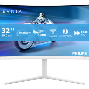 Philips Evnia 5000 32M2C5501/00 Monitor PC 80 cm (31.5") 2560 x 1440 Pixel Quad HD LCD Bianco