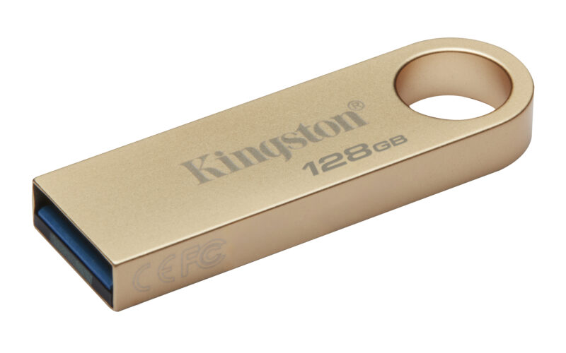 Kingston Technology DataTraveler 128GB 220MB/s Drive USB 3.2 Gen 1 in Metallo SE9 G3