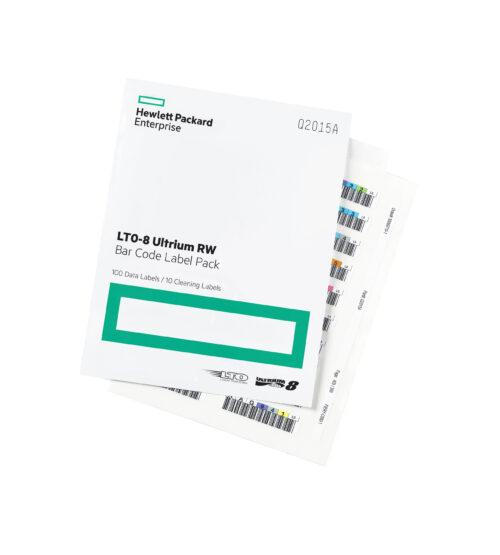 HPE LTO-8 Ultrium RW Bar Code Label Pack immagine principale HPE LTO-8 Ultrium RW Bar Code Label Pack