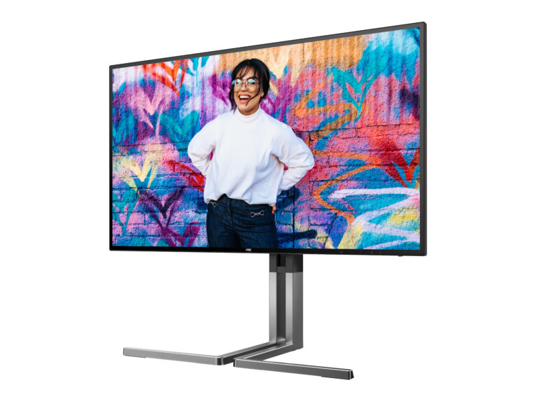 AOC U3 U27U3CV Monitor PC 68,6 cm (27") 3840 x 2160 Pixel 4K Ultra HD LCD Nero