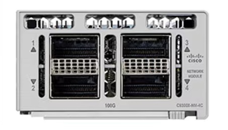 Cisco C9300X-NM-4C modulo del commutatore di rete 40 Gigabit Ethernet, 100 Gigabit Ethernet immagine principale Cisco C9300X-NM-4C modulo del commutatore di rete 40 Gigabit Ethernet, 100 Gigabit Ethernet