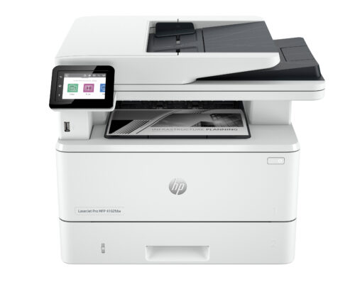 HP LaserJet Pro 4102dw Wireless Multifunction Bianco e nero Stampante, Fotocopiatrice, scanner; Fronte/retro