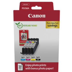 Canon 2106C006 cartuccia d'inchiostro 4 pz Originale Nero, Ciano, Magenta, Giallo