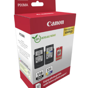 Canon 2970B017 cartuccia d'inchiostro 2 pz Originale Nero, Ciano, Magenta, Giallo