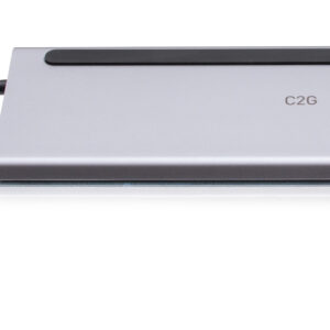 C2G USB-C Docking Station a triplo schermo 10-in-1 con HDMI, DisplayPort, VGA, Ethernet, USB, lettore di schede SD, audio da 3,5 mm e erogazione di potenza fino a 100 W - 4K 30 Hz
