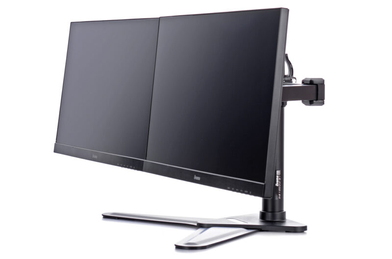 iiyama DS1002D-B1 Supporti a parete per TV 76,2 cm (30") Scrivania Nero