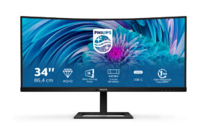 Philips E Line 346E2CUAE/00 Monitor PC 86,4 cm (34") 3440 x 1440 Pixel Wide Quad HD+ LCD Nero immagine principale Philips E Line 346E2CUAE/00 Monitor PC 86,4 cm (34") 3440 x 1440 Pixel Wide Quad HD+ LCD Nero