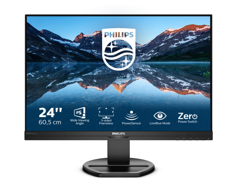 Philips B Line 240B9/00 Monitor PC 61,2 cm (24.1") 1920 x 1200 Pixel WUXGA LED Nero immagine principale Philips B Line 240B9/00 Monitor PC 61,2 cm (24.1") 1920 x 1200 Pixel WUXGA LED Nero
