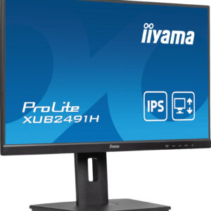 iiyama ProLite XUB2491H-B1 Monitor PC 60,5 cm (23.8") 1920 x 1080 Pixel Full HD LED Nero