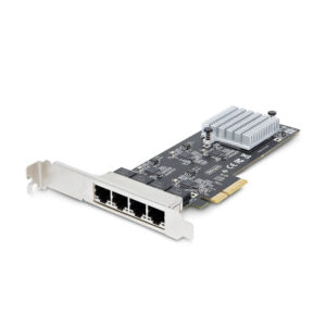 StarTech.com Scheda di rete 2.5 Gigabit a 4 porte - Scheda Ethernet PCIe da 2,5 Gbps NBASE-T, Intel I225-V, Scheda di rete per PC, NIC Multi-Gigabit, Scheda LAN per server PCI Express, Interfaccia Ethernet immagine principale StarTech.com Scheda di rete 2.5 Gigabit a 4 porte - Scheda Ethernet PCIe da 2,5 Gbps NBASE-T, Intel I225-V, Scheda di rete per PC, NIC Multi-Gigabit, Scheda LAN per server PCI Express, Interfaccia Ethernet